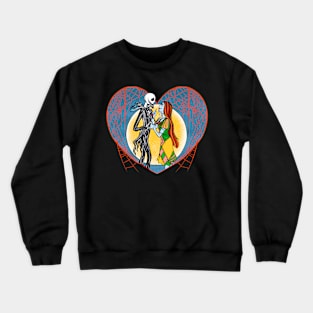 Jack and Sally in Love Crewneck Sweatshirt